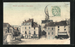 CPA Nolay, Place Carnot  - Andere & Zonder Classificatie
