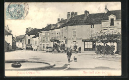 CPA Meursault, Place De L`Hotel De Ville  - Meursault