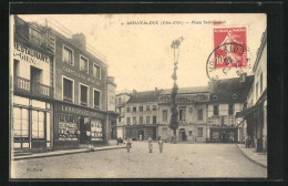 CPA Arnay-le-Duc, Place Sadi-Carnot  - Arnay Le Duc