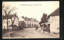 CPA Auxonne, Place De La Gare  - Auxonne