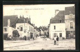 CPA Auxonne, Entree Par La Route De Dole  - Auxonne