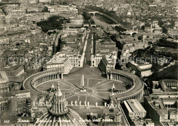 73162861 Roma Rom Basilica E Piazza San Pietro Dall Aereo Roma Rom - Sonstige & Ohne Zuordnung