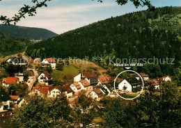 73162541 Bad Herrenalb Ortsansicht Mit Haus An Der Alb Ferienappartements Bad He - Bad Herrenalb