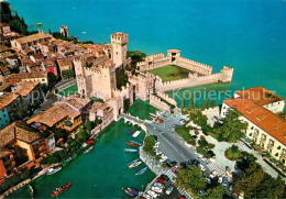 73162317 Sirmione Lago Di Garda Castello Scaligero Schloss Gardasee Fliegeraufna - Sonstige & Ohne Zuordnung