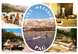73162302 Pag Hotel Bellevue Strand Tischtennis Minigolf Kanufahren Croatia - Croazia