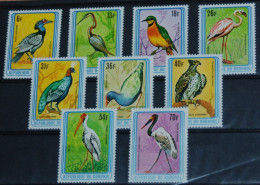 BURUNDI 1979, Birds, Animals, Fauna, Mi #1488-96, MNH**, CV: €50 - Andere & Zonder Classificatie