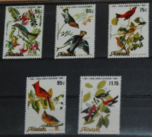 AITUTAKI 1985, Birds, Animals, Fauna, Mi #554-8, MNH**, CV: €12 - Andere & Zonder Classificatie