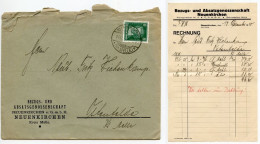 Germany 1928 Cover & Invoice; Neuenkirchen (Kr. Melle) - Bezugs- Und Absatsgenossenschaft; 8pf. Beethoven - Cartas & Documentos