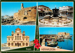 73160906 Heraklion Iraklio Festung Brunnen Palast Hafen Heraklion Iraklio - Grèce