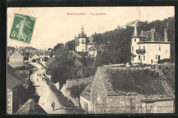 CPA Mont-Saint-Jean, Vue Generale, L'Eglise  - Otros & Sin Clasificación