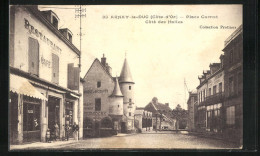 CPA Arnay-le-Duc, Place Carnot, Cote Des Halles  - Arnay Le Duc