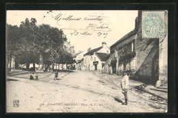 CPA Messigny, Place, Vue De La Rue Im Ort  - Sonstige & Ohne Zuordnung