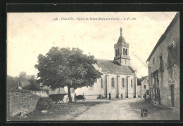 CPA Sainte-Marie-sur-Ouche, Eglise, Blick Nach Der L'Église  - Autres & Non Classés