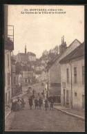 CPA Montbard, Le Cnetre De La Ville Et Le Couvent  - Montbard