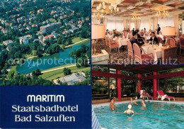 73160655 Bad Salzuflen Maritim Staatsbadhotel Restaurant Hallenbad Fliegeraufnah - Bad Salzuflen