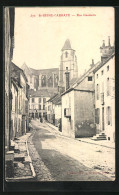 CPA St-Seine-l`Abbaye, Rue Gambetta  - Altri & Non Classificati