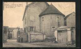 CPA Quingey, L`Entrée De L`Usine Et Le Château Des Papes Où Est Né Caliste II.  - Autres & Non Classés