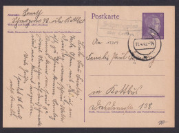 Schmogrow über Cottbus Brandenburg Deutsches Reich Ganzsache Landpoststempel - Covers & Documents