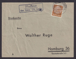 Muckwar über Calau Niederlausitz Brandenburg Deutsches Reich Brief - Brieven En Documenten