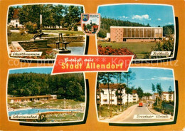 73159135 Allendorf Hohenfels Stadtbrunnen Festhalle Schwimmbad Dresdner Strasse  - Autres & Non Classés