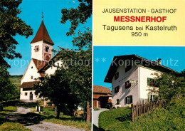 73158208 Tagusens Kirche Jausenstation Messnerhof Tagusens - Sonstige & Ohne Zuordnung