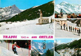 73158194 Trafoi Suedtirol Kirche Skikurs Lift Panorama Trafoi Suedtirol - Altri & Non Classificati