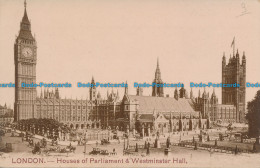 R048178 London. Houses Of Parliament And Westminster Hall - Autres & Non Classés