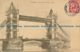 R048728 London. The Tower Bridge. Closed. 1914 - Autres & Non Classés