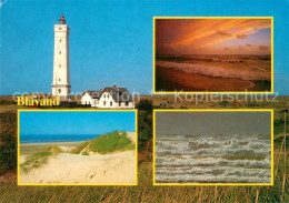 73157232 Blavand Leuchtturm Duenen Brandung Wellengang Sonnenuntergang Am Meer B - Denmark