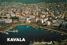 73157217 Kavala Cavala Hafen Fliegeraufnahme  - Grèce