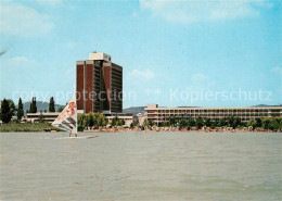 73157119 Balatonfuered Marina Szallo Hotel Strand Windsurfen Ansicht Vom Platten - Hungary