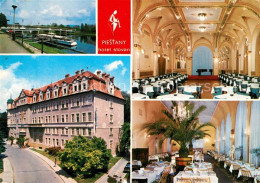 73157113 Piestany Hotel Slovan Restaurant Uferpromenade An Der Donau Bootsanlege - Slowakije