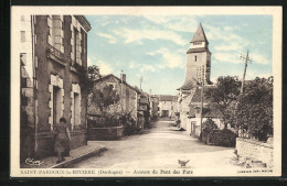 CPA Saint-Pardoux-la-Rivière, Avenue Du Pont Des Futs  - Autres & Non Classés