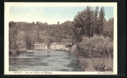 CPA Neuvic, Vue Sur L`Isle Et La Fabrique  - Sonstige & Ohne Zuordnung