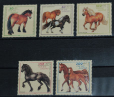 GERMANY 1997, Horses, Animals, Fauna, Mi #1920-4, MNH**, CV: €11 - Caballos