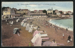 CPA Saint-Quay-Portrieux, Le Casino Et La Plage  - Saint-Quay-Portrieux