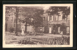 CPA Gouarec, Couvent Des Dames Augustines Et Maison De Famille  - Other & Unclassified