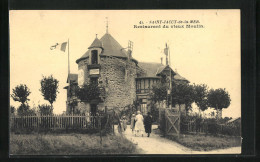 CPA Saint-Jacut-de-la-Mer, Restaurant Du Vieux Moulin  - Other & Unclassified