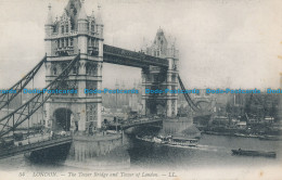 R048872 London. The Tower Bridge And Tower Of London. LL. No 54 - Autres & Non Classés