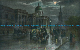 R048888 London. National Gallery And St Martins Church. By Night. Tuck. Art - Andere & Zonder Classificatie