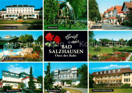 73152091 Bad Salzhausen Kurhaus Hotel Kurstrasse Saline Bergfried Klinik Kurmitt - Autres & Non Classés