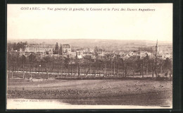 CPA Gouarec, Vue Générale, À Gauche Le Couvent Et Le Parc Des Dames Augustines  - Other & Unclassified