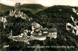 73143472 Drachenfels Ruine Drachenfels Hotel Fliegeraufnahme Drachenfels - Koenigswinter