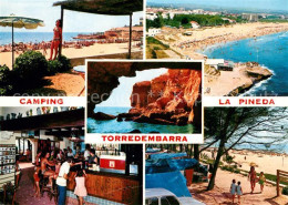 73143190 Torredembarra Camping La Pineda Strand Br  - Autres & Non Classés