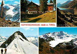73143157 Kaunertal Gepatschhaus Mit Oelgrubenjoch Wildspitze Weisseespitze Und K - Sonstige & Ohne Zuordnung