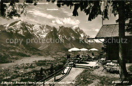 73143050 St Martin Grasberg Panorama Blick Ggen Zugspitzgruppe Wettersteingebirg - Garmisch-Partenkirchen