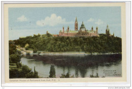HULL, Quebec - Canadian Houses Of Parliament From Hull - Sonstige & Ohne Zuordnung
