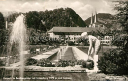 73142978 Berchtesgaden Kurpark Wasserspiele Untersberg Lockstein Berchtesgadener - Berchtesgaden