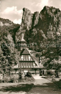 73142966 Bad Muenster Stein Ebernburg Baederhaus Mit Rheingrafenstein Felsen Bad - Andere & Zonder Classificatie