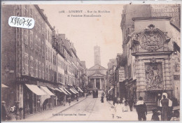 LORIENT- RUE DU MORBIHAN ET FONTAINE MONUMENTALE - Lorient